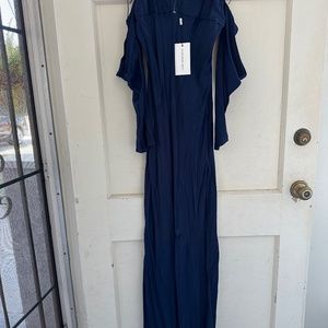 NWT Deep Blue Maxi Dress